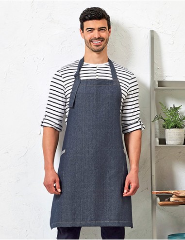 P-PR122-'Regenerate' Sustainable Bib Apron